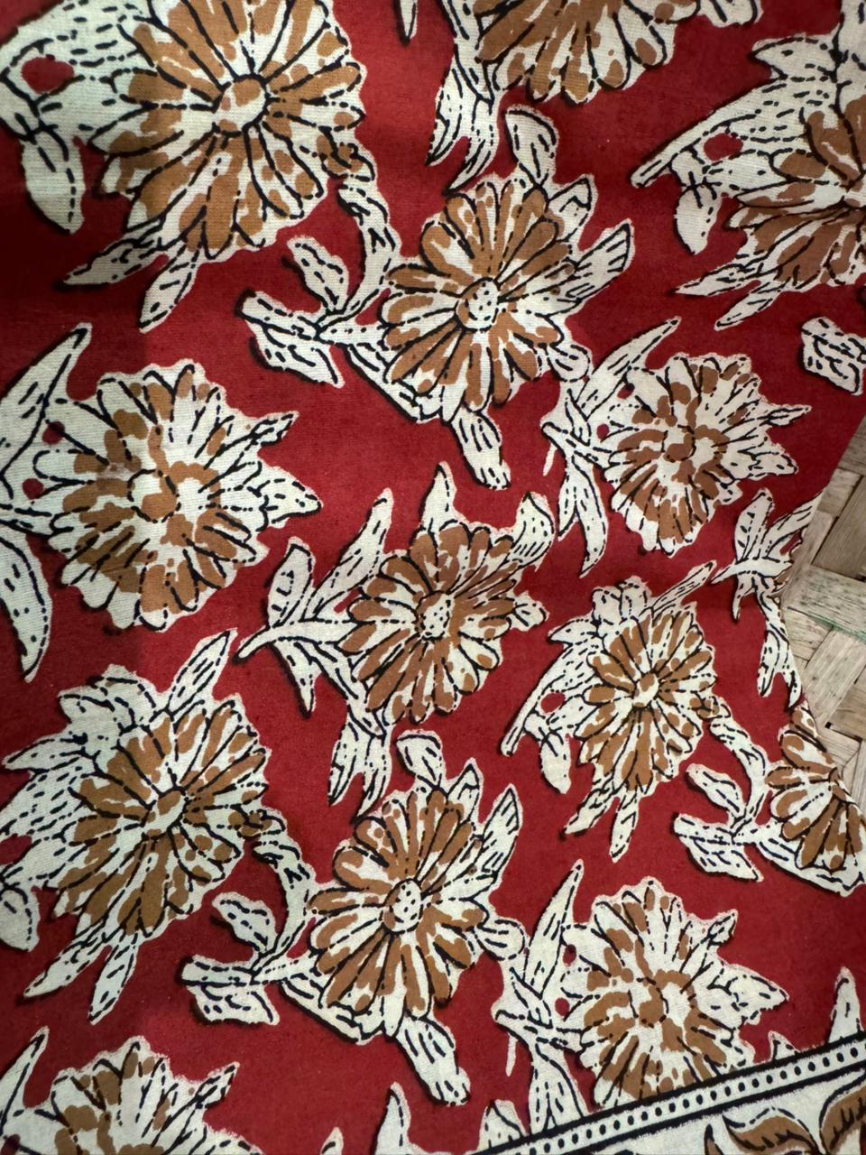 Exclusive Floral Print Cotton Suit With Cotton Dupatta (OCOTCO003)
