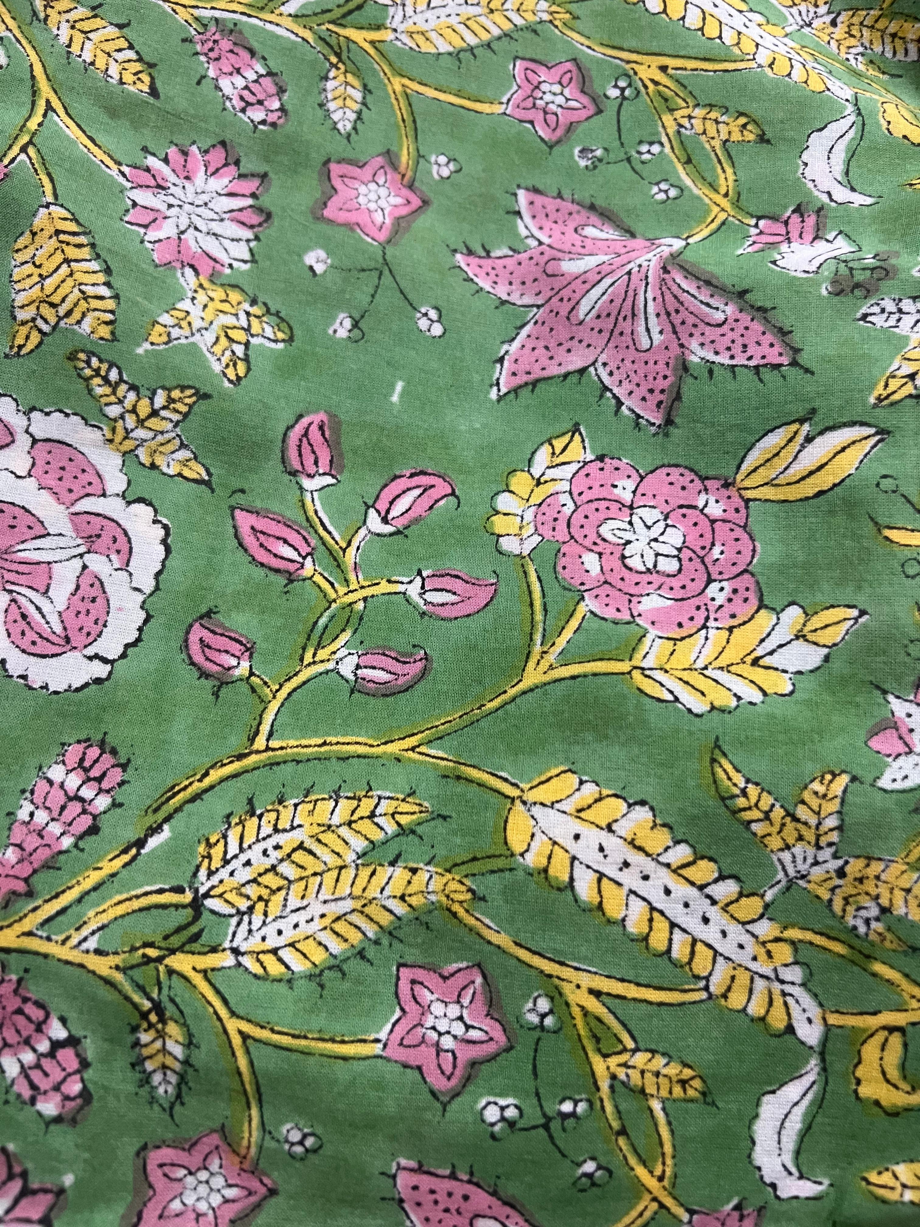 Exclusive Hand Printed Cotton Suit With Cotton Dupatta (OCOTCO008)